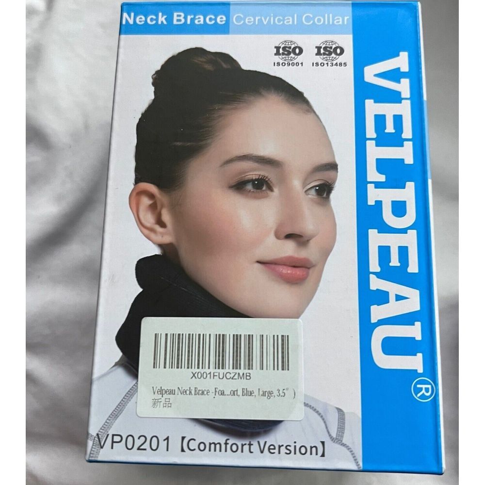 VELPEAU Cervical Collar Neck Brace Traction Collar Support Pain Relief Device‎